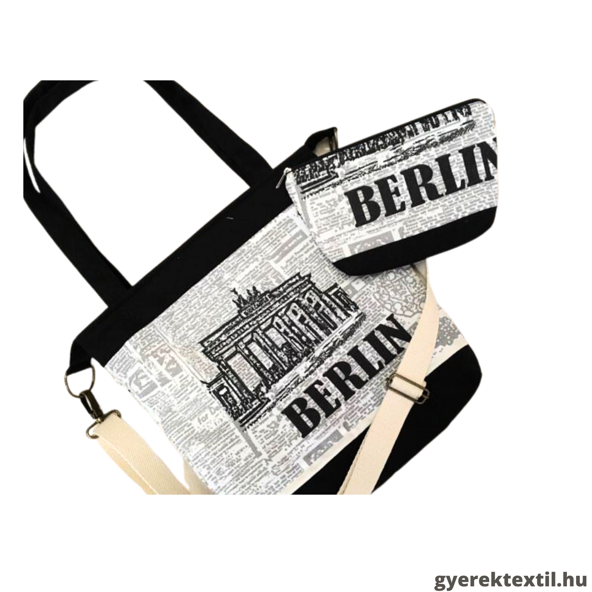 Női táska – Berlin mintás